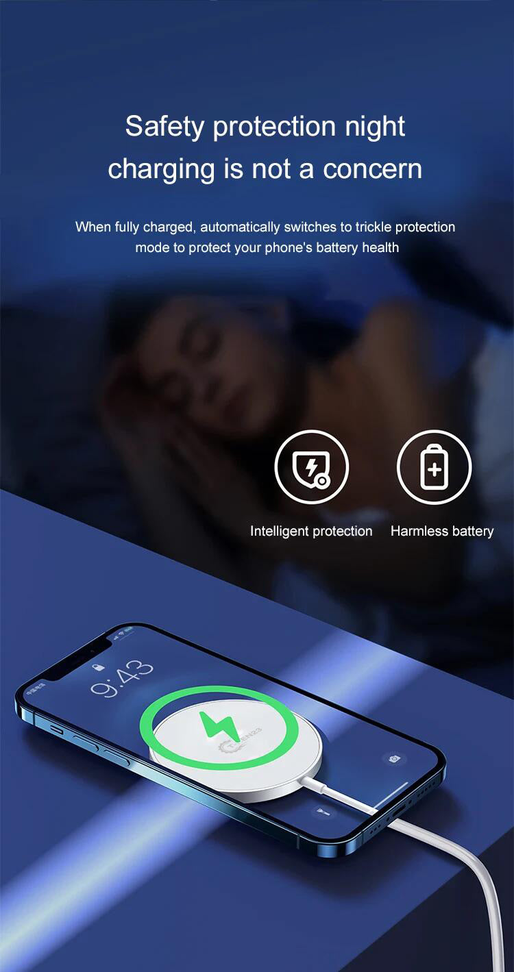 Chargeur sans fils 3 en 1 Pour iPhone